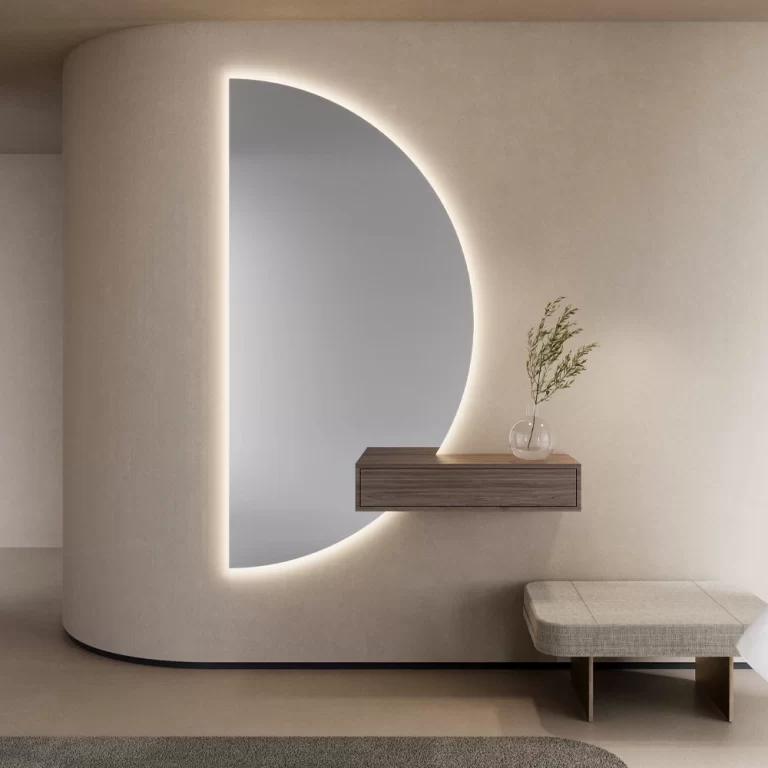 oglinda cu banda led