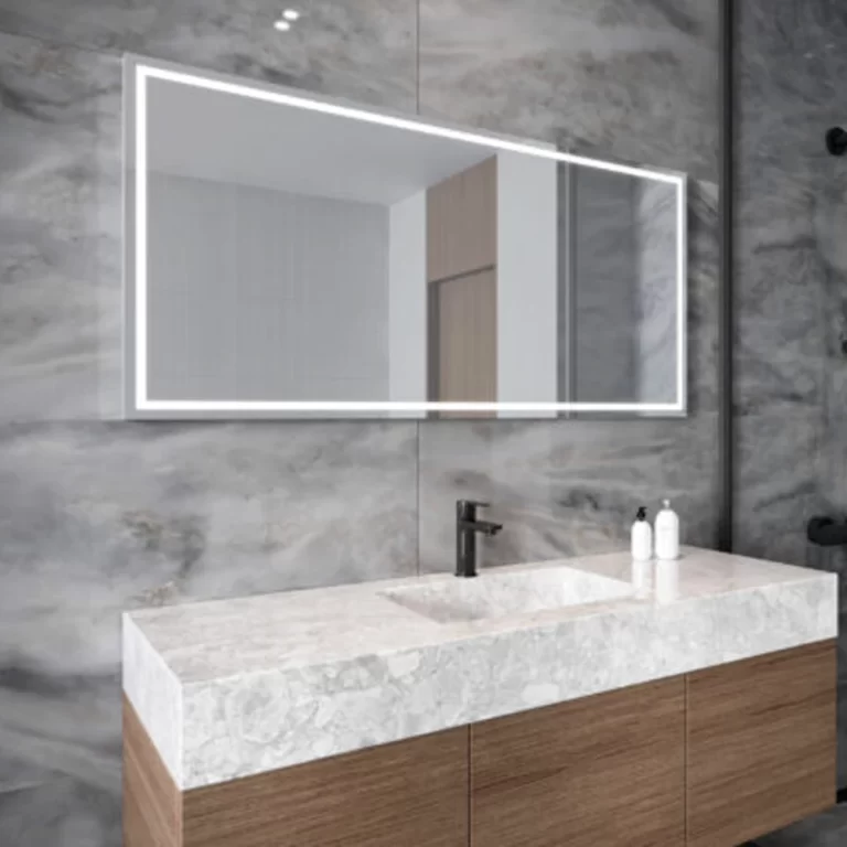 oglinda cu benzi led pentru baie