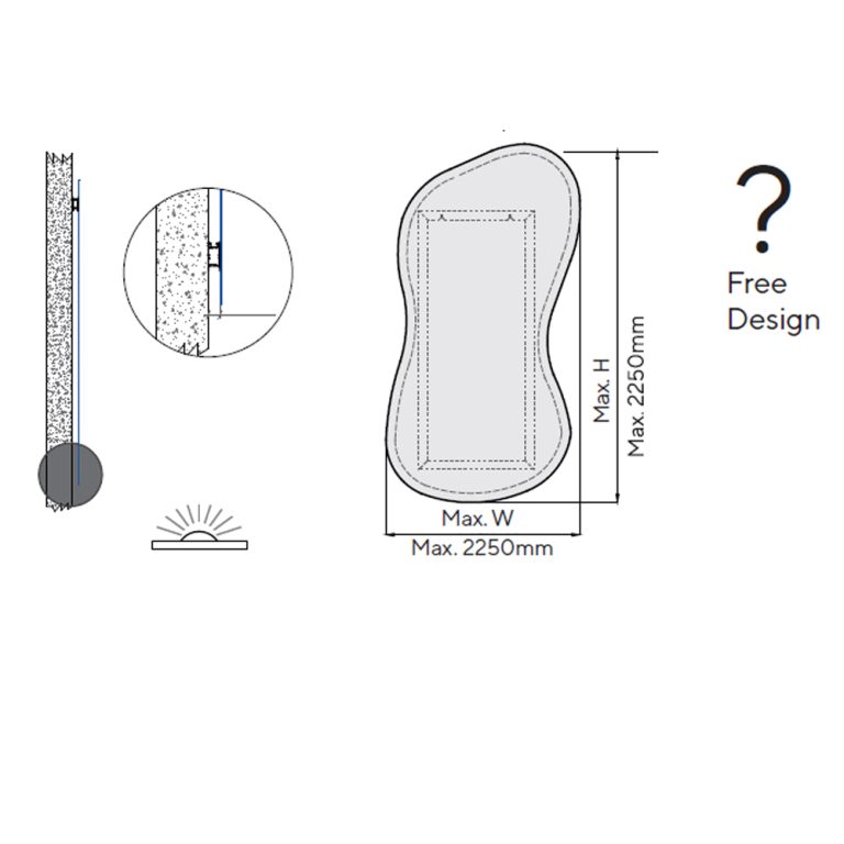 oglinzi cu forme atipice