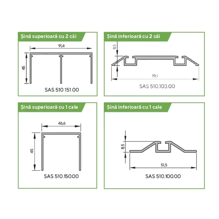 sistem usi glisante alustyle