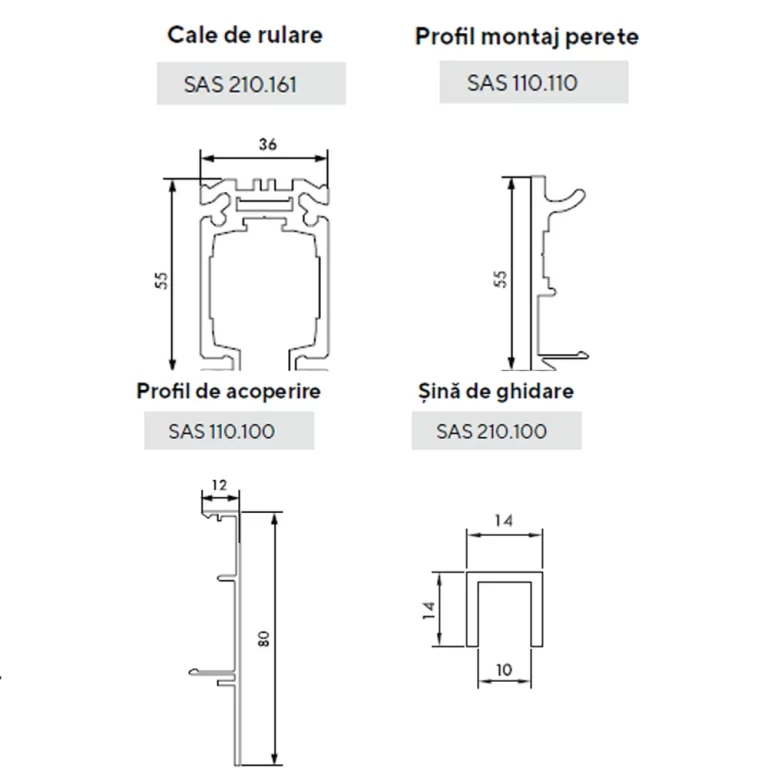 sistem usi glisante lemn