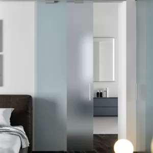 Uși glisante din sticlă AluStyle Crystal