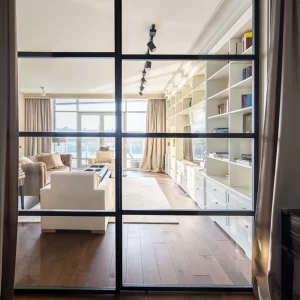 Sticlă pentru rame din aluminiu și uși glisante