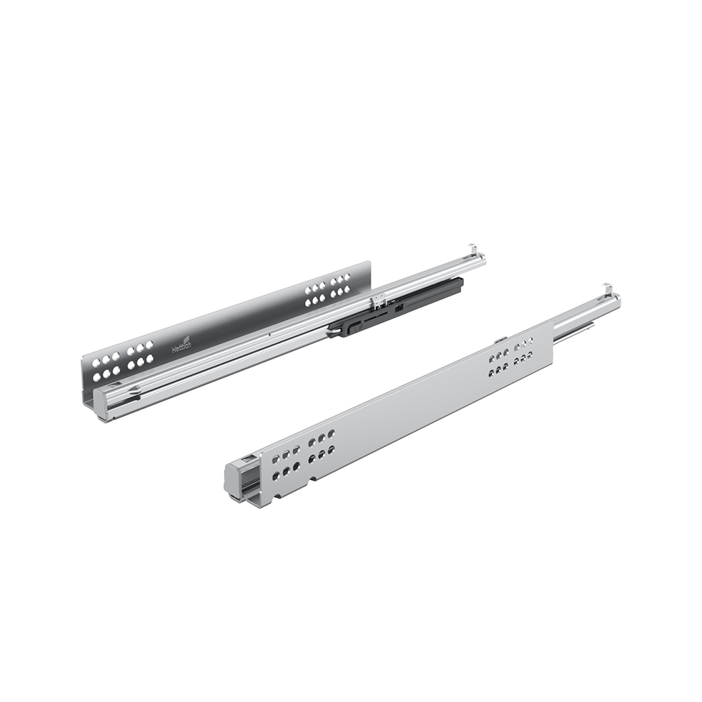 Glisiere Hettich Quadro V6 – extragere totală, Silent System, 30 kg