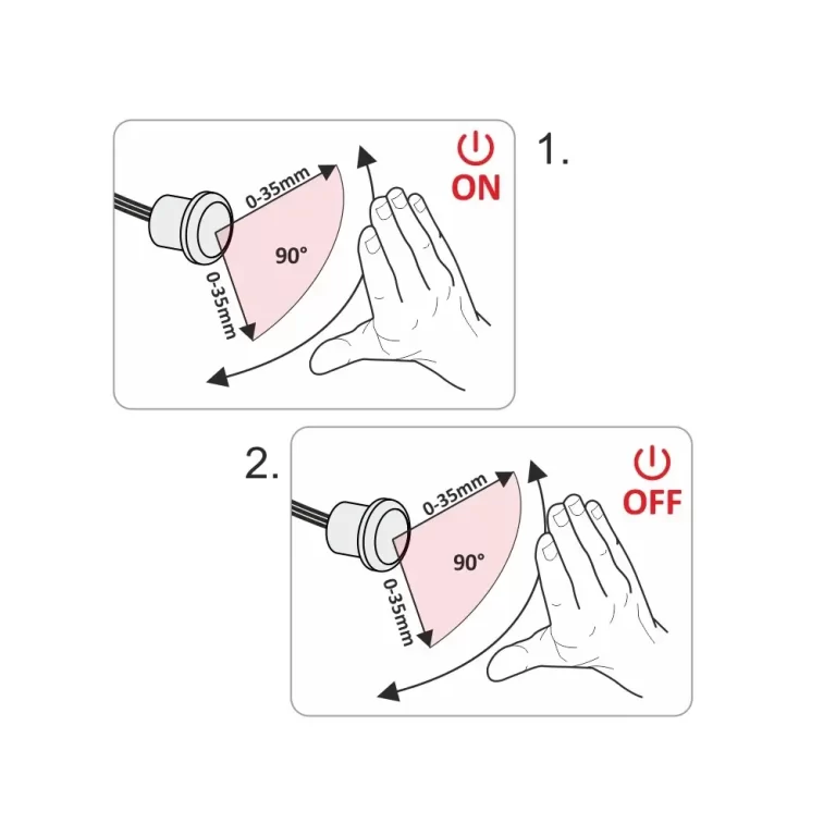 Comutator de proximitate infra rosu