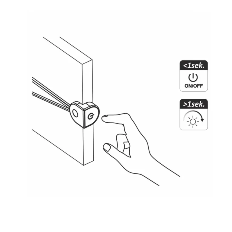 Comutator touch de calitate pentru benzi led
