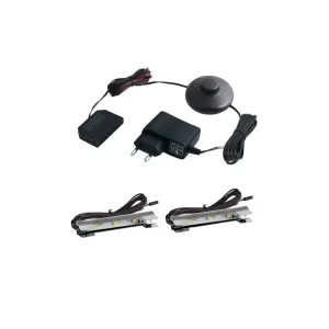 LED-uri pentru polițe din sticlă – LED Clip Metal