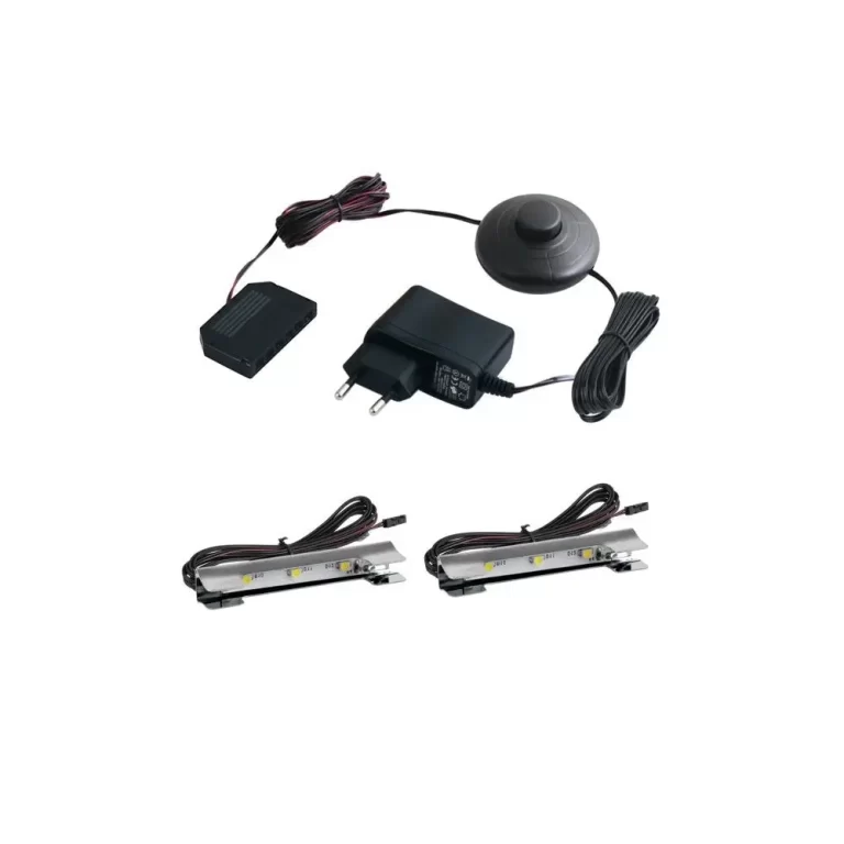 LED-uri pentru polițe din sticlă – LED Clip Metal