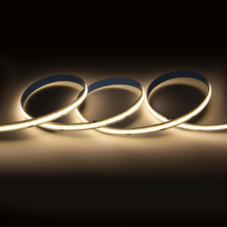 banda led cob 8 mm lumina calda