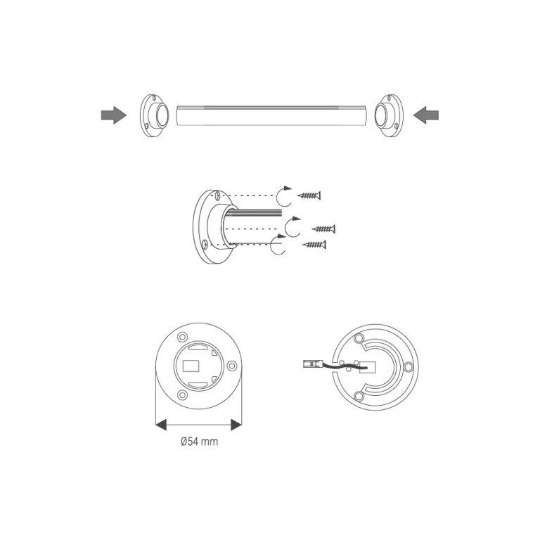 bara rotunda pentru umerase