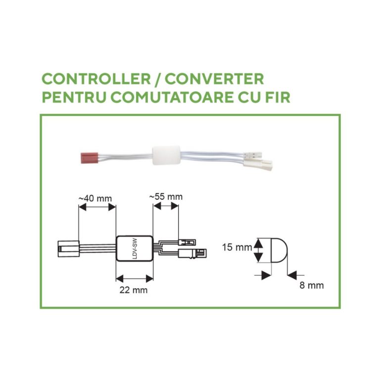 controller converter pentru comutatoare cu fir