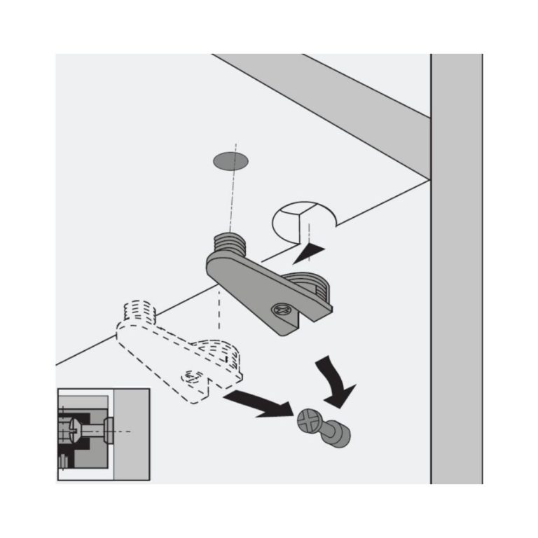 demontabili cu cama excentrica VB 36 schita montaj