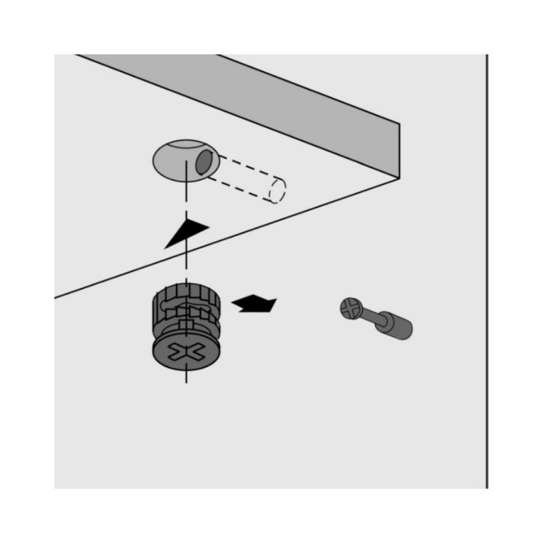demontabili fara margine cu cama excentrica raastex 15 schita montaj