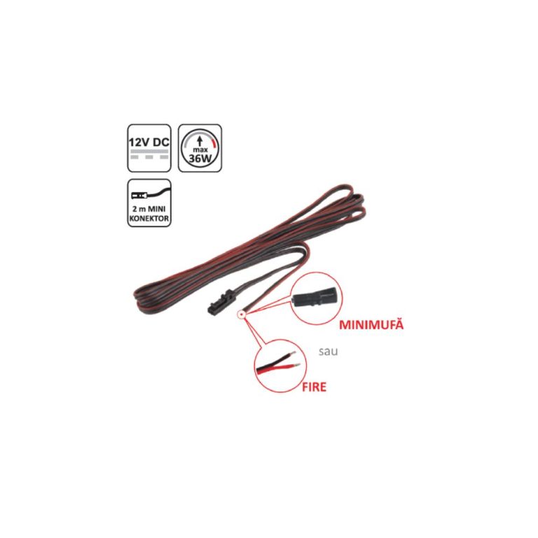 extensie cabluri cu minimufa sau fir