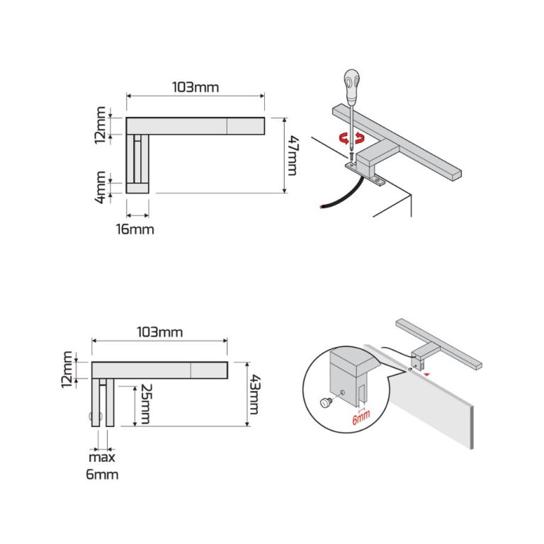 modalitati de montaj corpuri de iluminat cu led amber