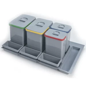 Sistem organizare coșuri gunoi sertare Practiko