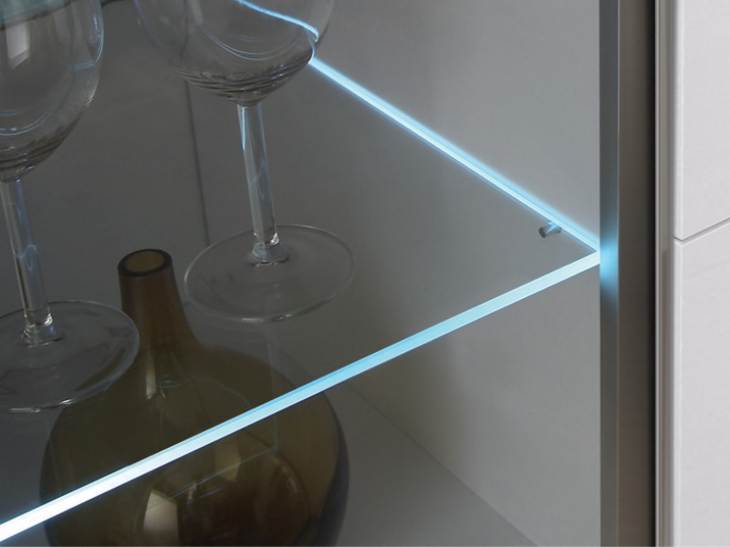 reins Natura Bibliography LED-uri pentru polite din sticla. Clipsuri sau profile cu LED pentru  mobilier