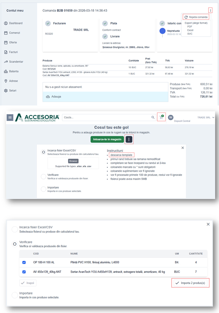 promotie platforma accesoria