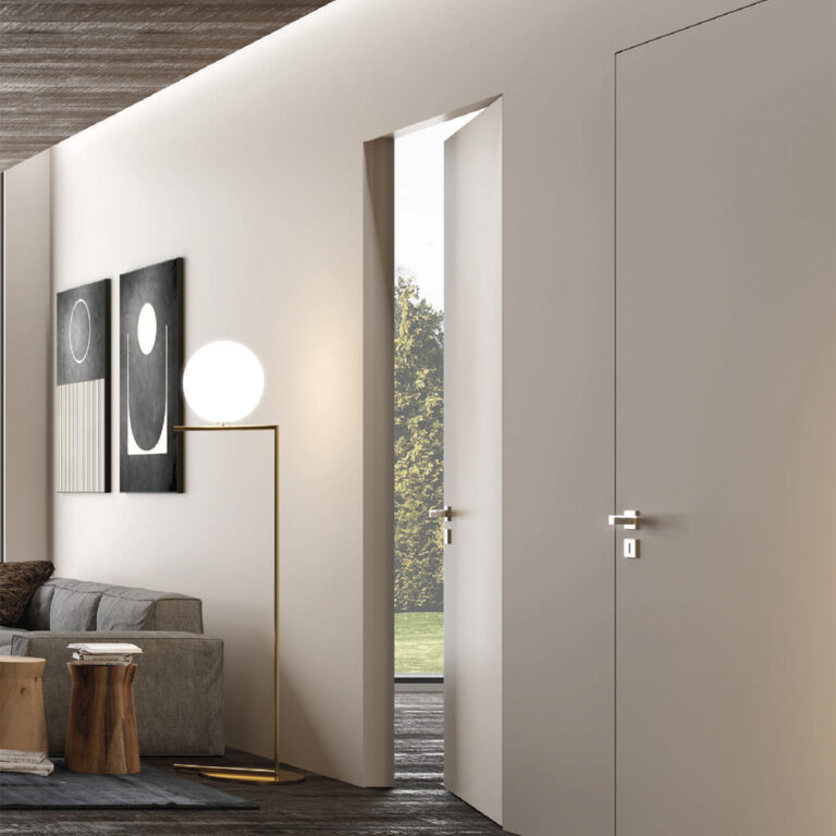 Ghost – sistem din aluminiu pentru uși cu toc invizibil